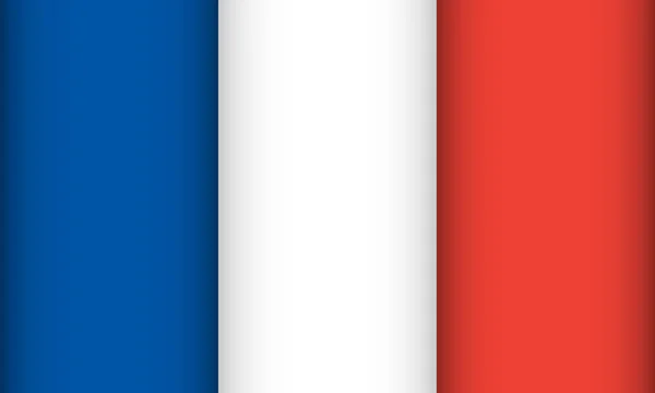 Drapeau de France . — Image vectorielle