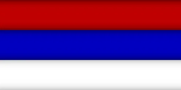 Bandeira da republika srpska . — Vetor de Stock