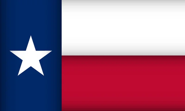 Bandera de Texas . — Archivo Imágenes Vectoriales