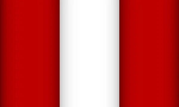 Peru flagga. — Stock vektor