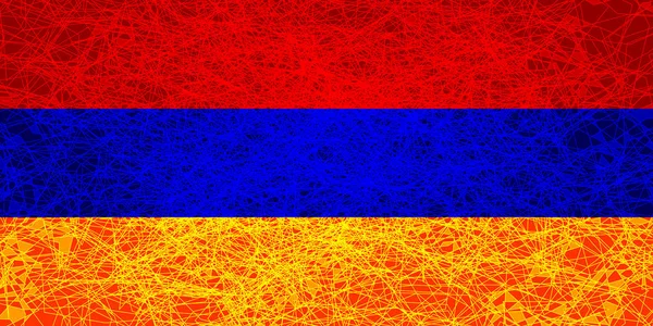 Örményország zászlaja. — Stock Fotó