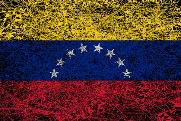 Flagge von venezuela. — Stockfoto