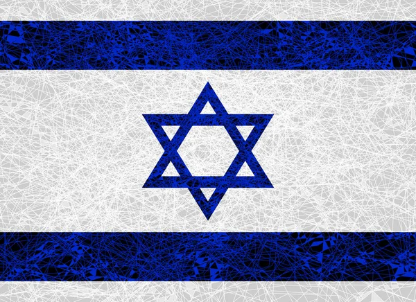 Flagge Israels. — Stockfoto