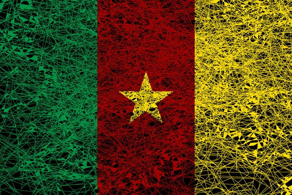 Drapeau du Cameroun . — Photo