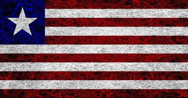 Flag of Liberia. — Stock Photo, Image