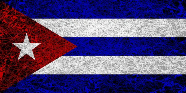 Kuba zászlaja. — Stock Fotó