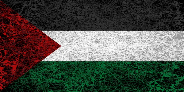 Flag of Palestine. — Stock Photo, Image