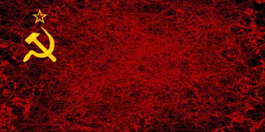 Sovyetler Birliği bayrağı.