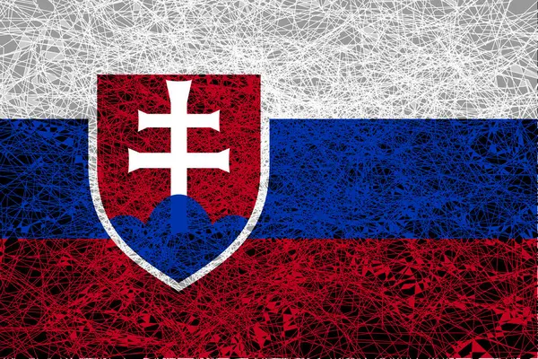 Flag of Slovakia. — Stock Photo, Image