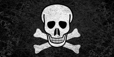 Jolly Roger bayrağı.