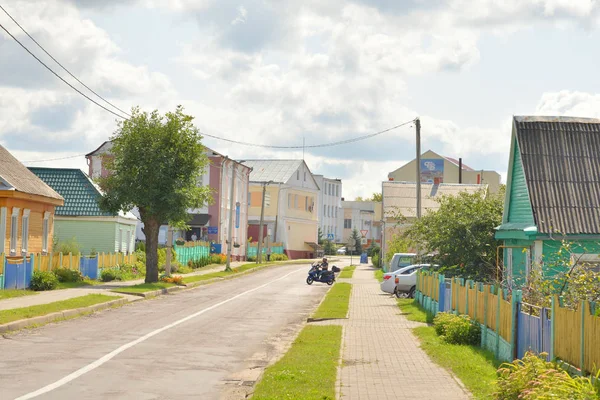 Pinskaya straat in Stolin. — Stockfoto