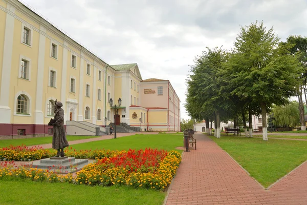 Denkmal für den mittelalterlichen Professor.. — Stockfoto