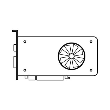 Ekran kartı simgesi.