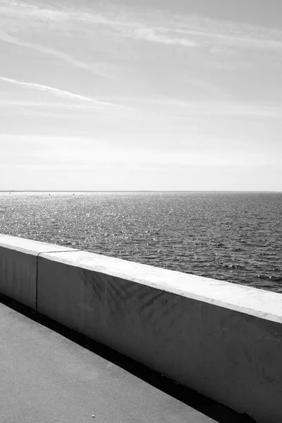 Embankment Mar Báltico Por Dia — Fotografia de Stock