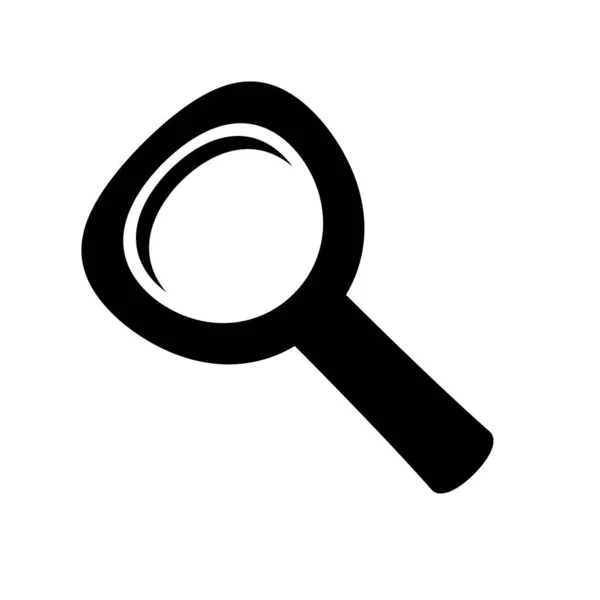 Beyaz Arkaplanda Arama Simgesi Simgesi Görüntü — Stok fotoğraf