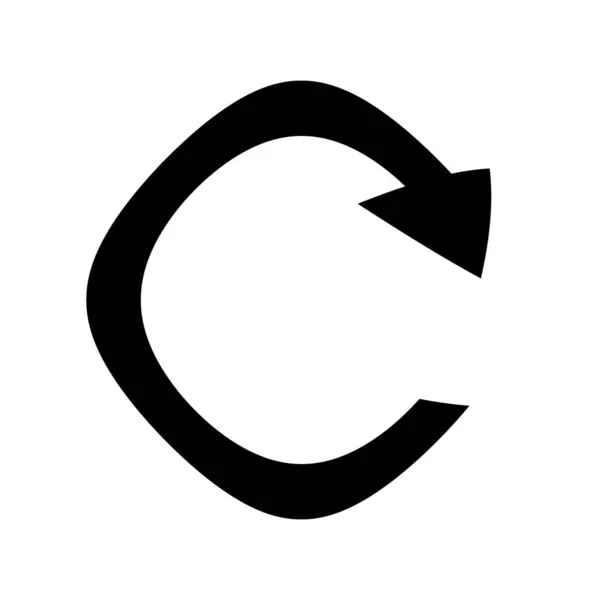 Beyaz Arkaplanda Sembol Simgesini Tekrarla Görüntü — Stok fotoğraf