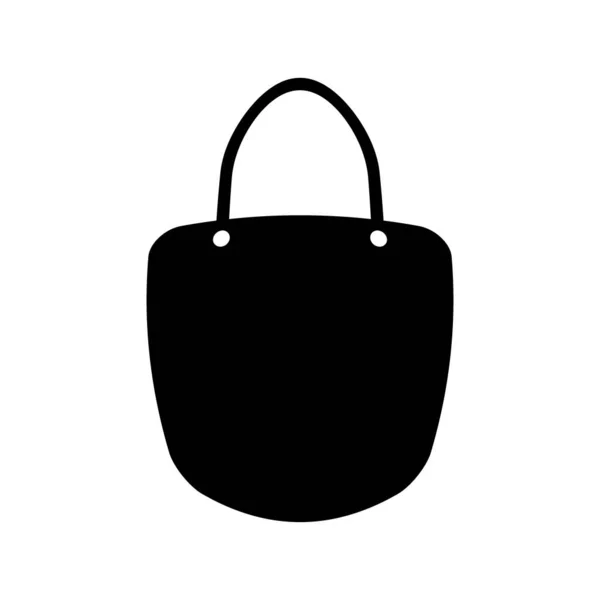 Shopping Väska Symbol Ikon Vit Bakgrund Illustration — Stockfoto