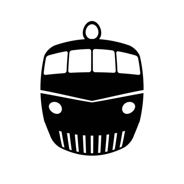 Locomotive Icône Symbole Sur Fond Blanc Illustration — Photo