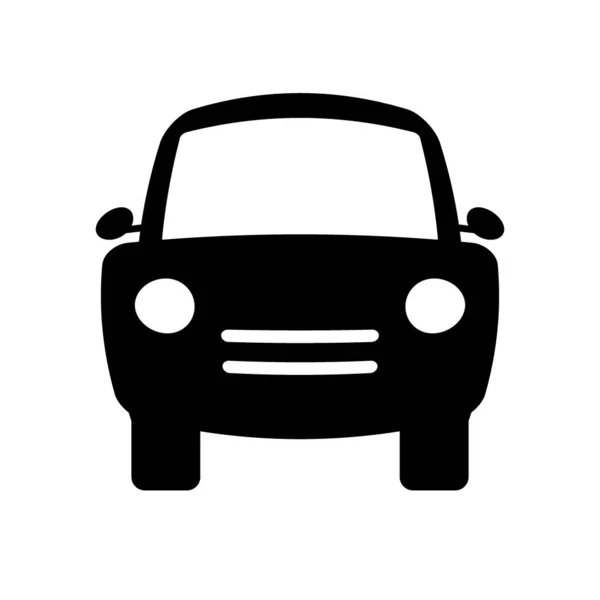 Beyaz Arka Planda Araba Sembolü Simgesi Görüntü — Stok fotoğraf