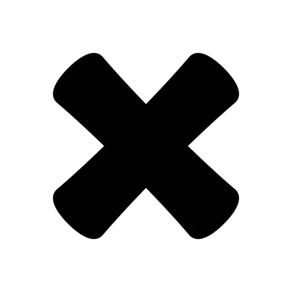 Beyaz Arkaplandaki Sembol Simgesini Sil Görüntü — Stok fotoğraf