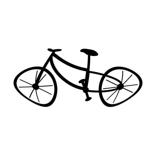 Cykel Symbol Ikon Vit Bakgrund Illustration — Stockfoto