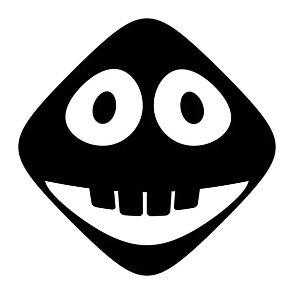 Smile Gesicht Symbol Symbol Auf Weißem Hintergrund Illustration — Stockfoto