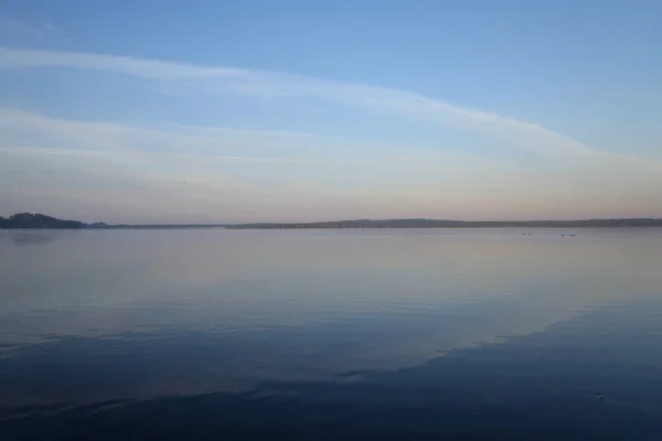 Lac Petit Matin Isthme Carélie Russie — Photo