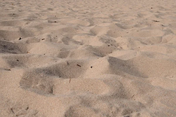 Sable Sur Plage Peut Être Utilisé Comme Fond — Photo