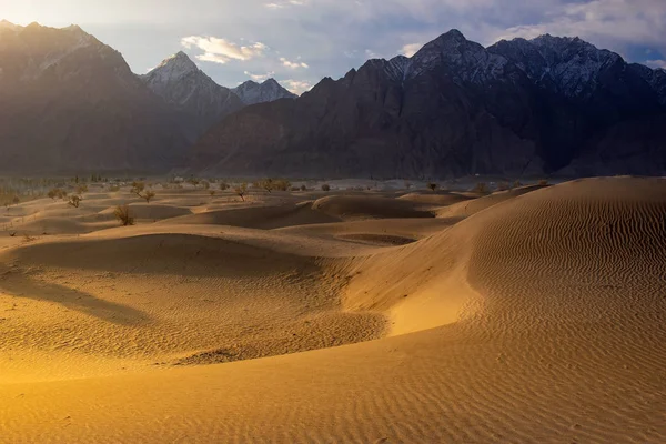 Deserto Sabbia Skardu Zona Settentrionale Pakistan — Foto Stock