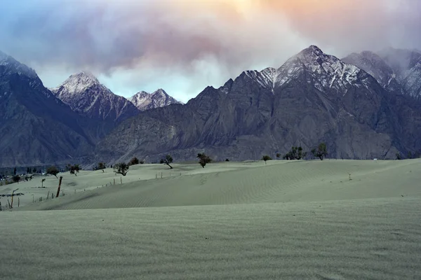 Piasek Pustyni Skardu Obszar Północny Pakistan — Zdjęcie stockowe