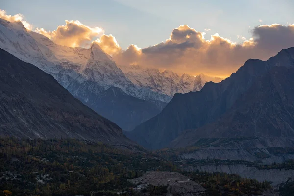 Outono Hunza Valley Área Norte Paquistão — Fotografia de Stock