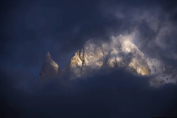 Jesień Doliny Hunza Obszar Północny Pakistan — Zdjęcie stockowe