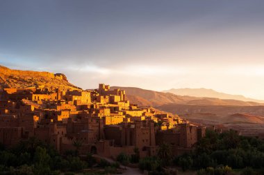 Ait-Ben-Haddou 'daki Kasbah.