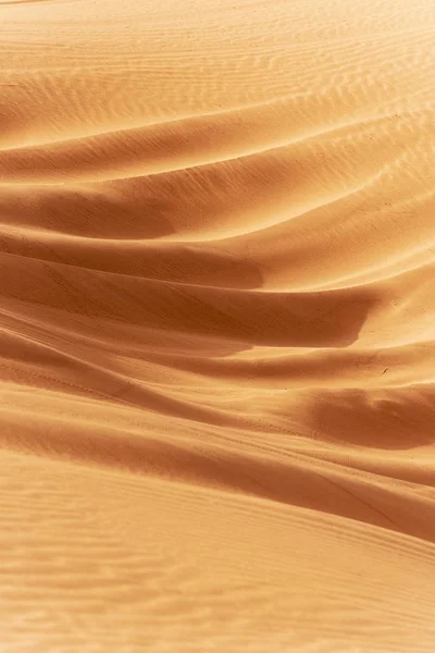 Belas dunas de areia no deserto do Saara. — Fotografia de Stock