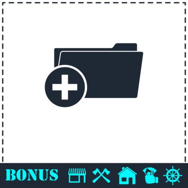 Klasör simgesini düz eklemek