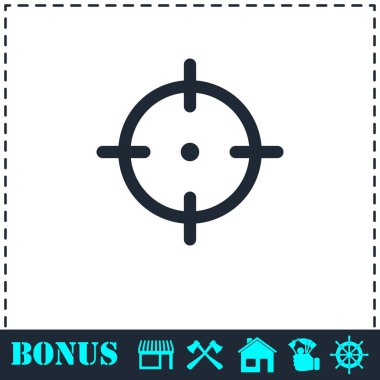 Hedef simgesini düz