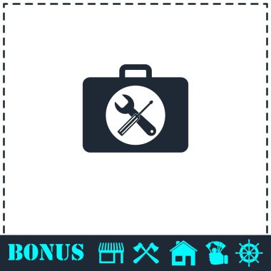 Araç kutusu simgesi düz