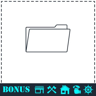 Klasör simgesini düz