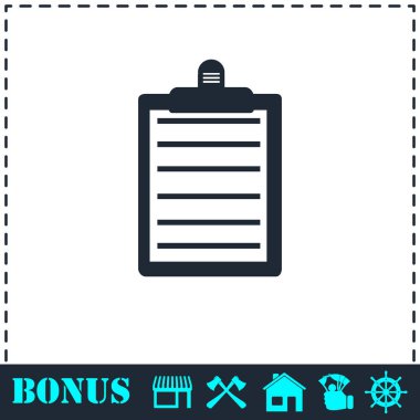 Sözleşme simgesi düz