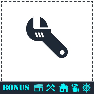 Ayarlanabilir anahtarı simgesini düz