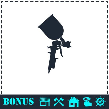 Montaj cihazları-Pulverizatör resim simge düz için