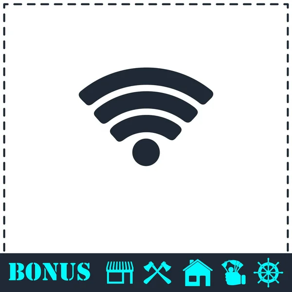WiFi значок плоскі — стоковий вектор