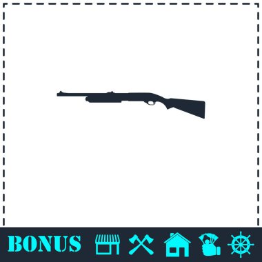 Av tüfeği simgesi düz