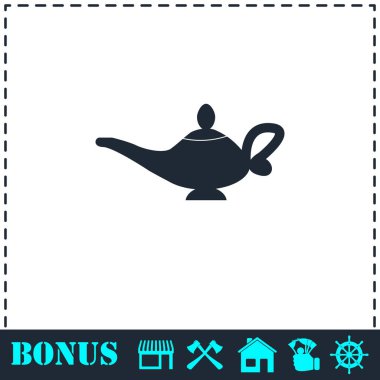 Sihirli Lamba simgesi düz