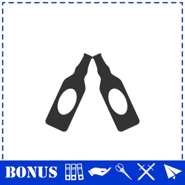 Bira Şişesi Simgesi Düz