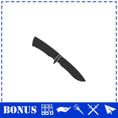 Düz bıçak simgesi