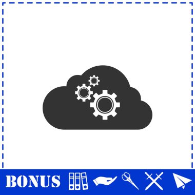 Bulut depolama tercihleri simgesini düz