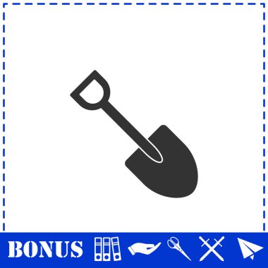 Mini kürek Icon düz