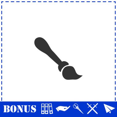 Boya fırça simgesini düz