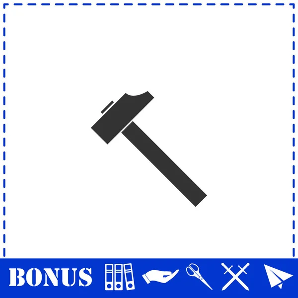 Hummer pictogram plat — Stockvector